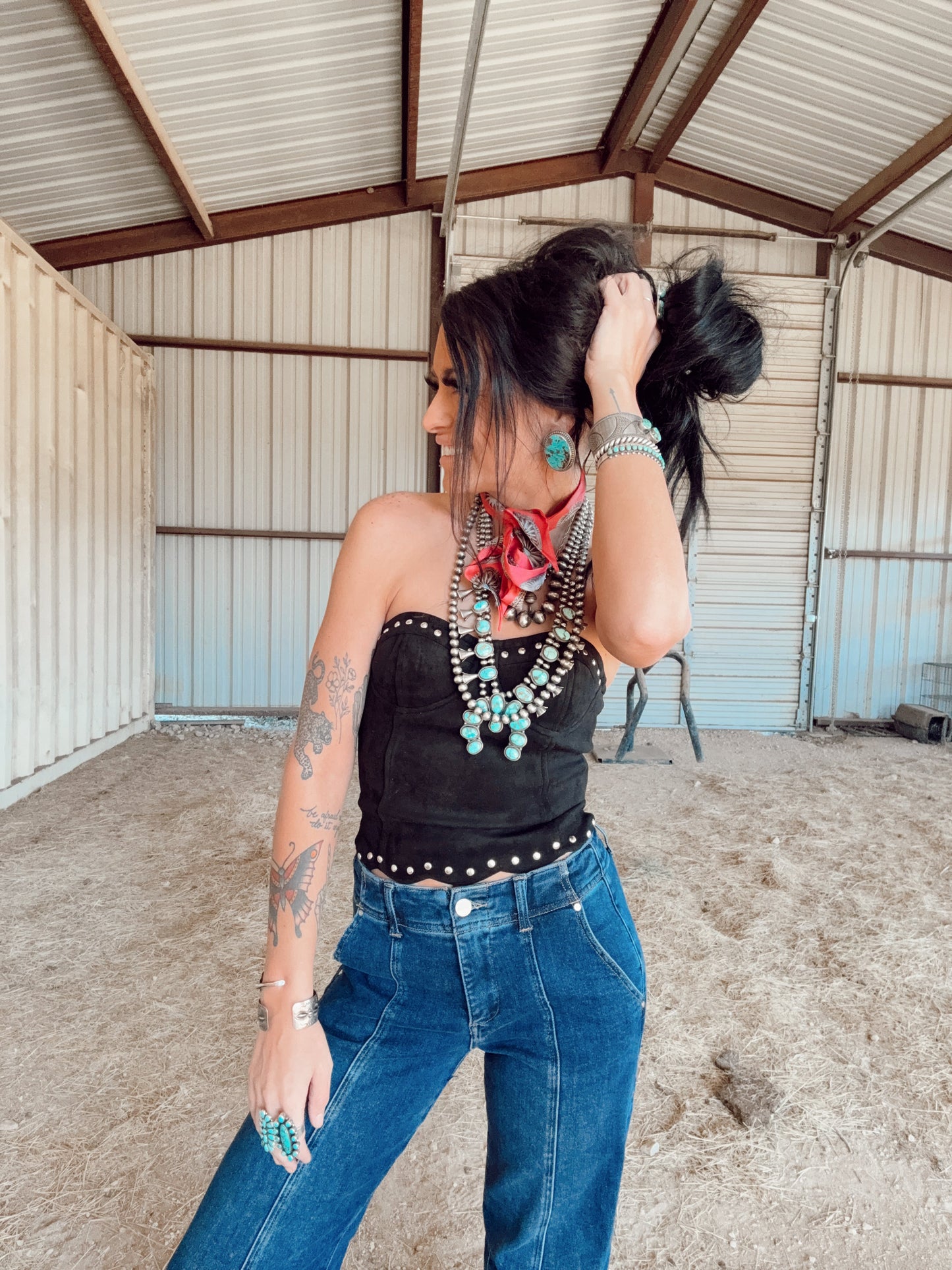 The Suede Top