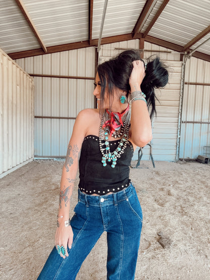 The Suede Top