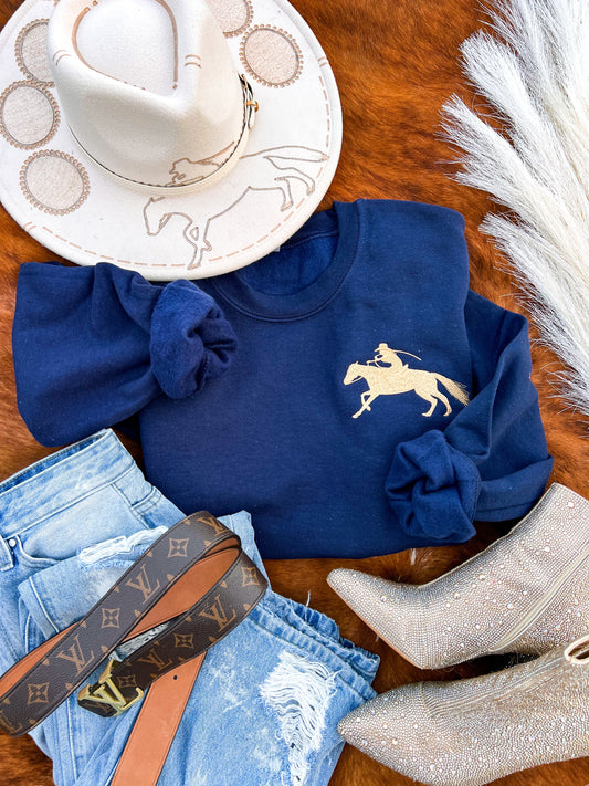 Signature Navy Sweatshirt