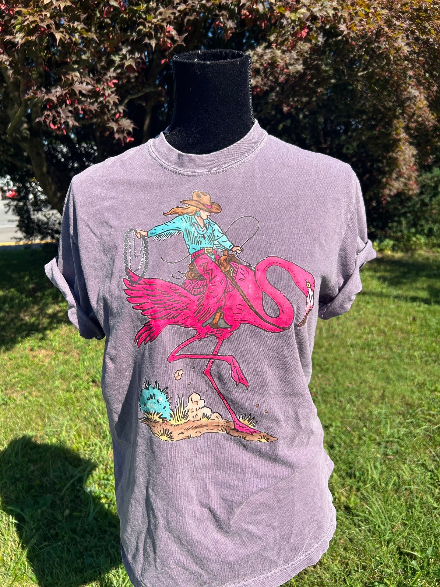 bucking flamingo- cc tee