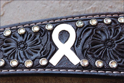 Hilason Western Horse Headstall & Breast Collar American Leather Black