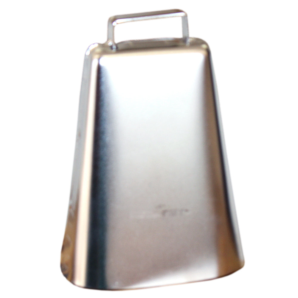 6-3/4" Hilason Western Pro Rodeo Junior Cow Bull Rope Bell Nickel Plated