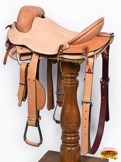 Horse Bronc Saddle Hilason Classic Series Rodeo American Leather