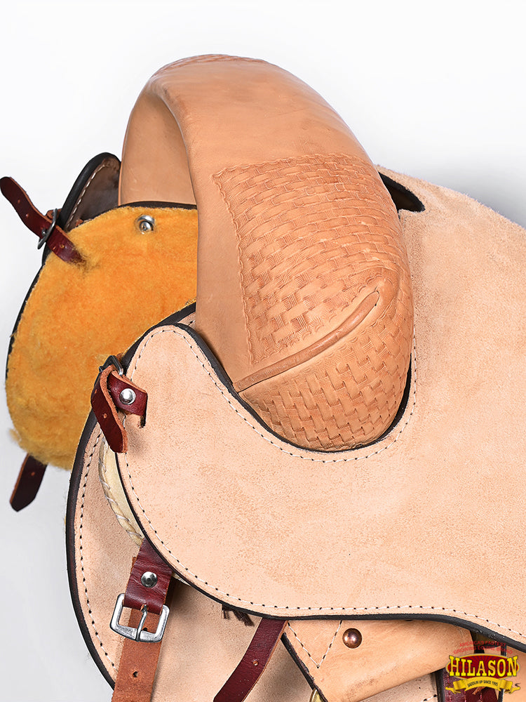 Horse Bronc Saddle Hilason Classic Series Rodeo American Leather
