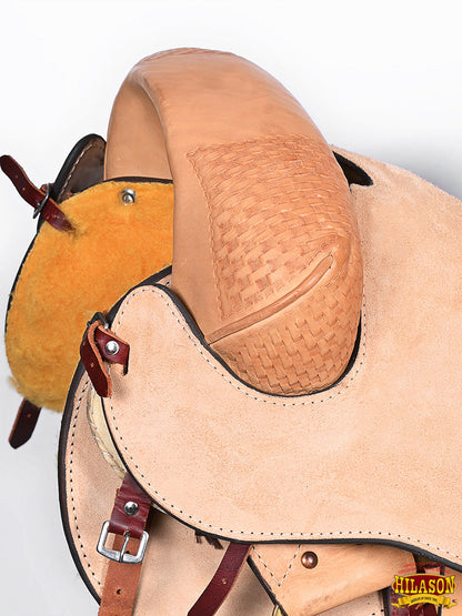 Horse Bronc Saddle Hilason Classic Series Rodeo American Leather
