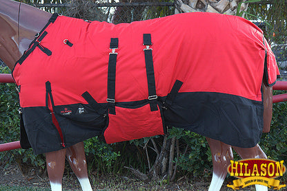 HILASON 1200D Winter Waterproof Turnout Horse Blanket Belly Wrap| Turnout Horse Blanket | Turnout Horse Blankets for Winter Waterproof | Horse Turnout Blanket | Horse Turnout