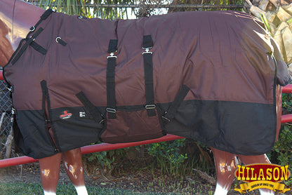 HILASON 1200D Winter Waterproof Turnout Horse Blanket Belly Wrap| Turnout Horse Blanket | Turnout Horse Blankets for Winter Waterproof | Horse Turnout Blanket | Horse Turnout