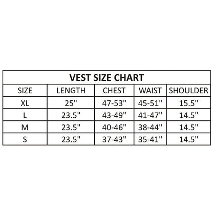 HILASON Equestrian Bull Riding Rodeo Safety Vest Protective Leather