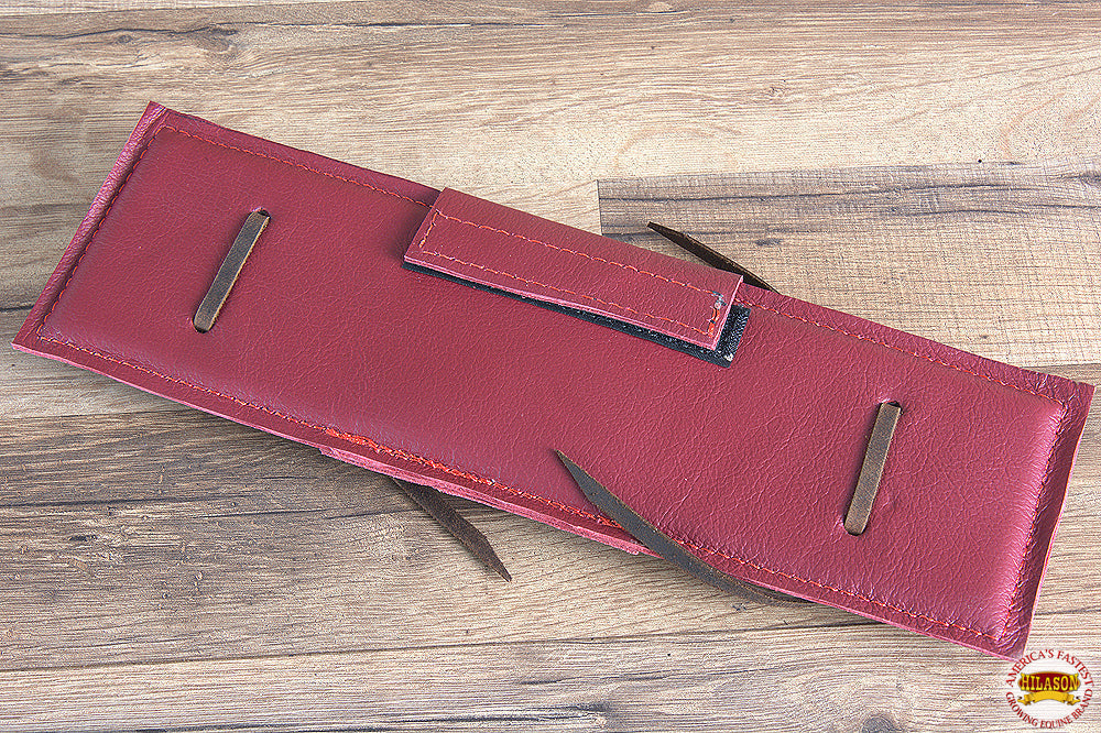 HILASON Western Leather Bull Rope Pads Regular
