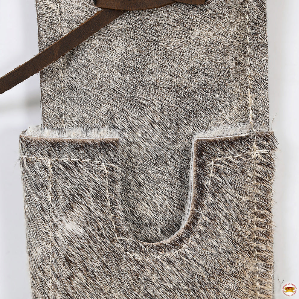 HILASON Western Leather Bull Rope Pads Regular