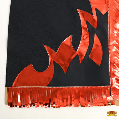 Western Youth Child Rodeo Bronc Bull Riding Show Genuine Leather Chaps