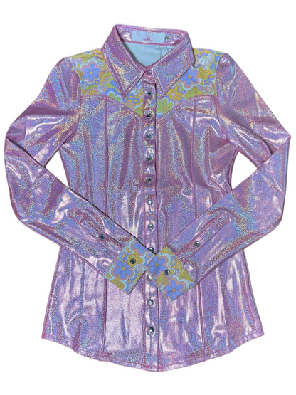 Girls Dolly Pearl Snap Rodeo Shirt