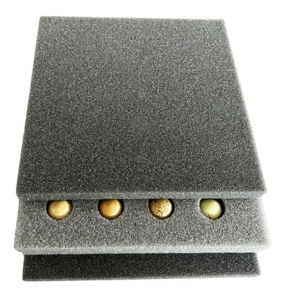 Button Quail Egg Foam Shipper 20 Hole Sets - Safe Egg Transport for Button Quail Eggs (5 Count)