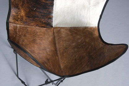 Made In Usa Genuine Leather Butterfly Chair Folding Modern Sling Seat