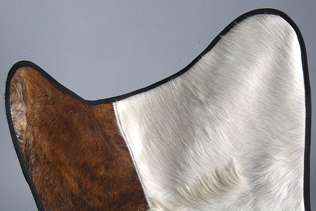 Made In Usa Genuine Leather Butterfly Chair Folding Modern Sling Seat