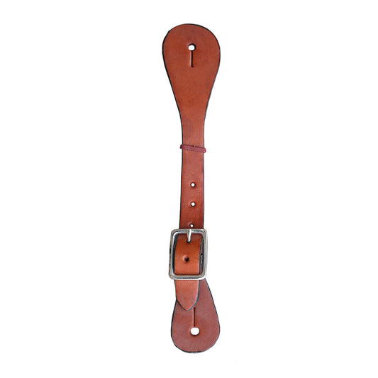 370-T Ladies and kid's spur straps toast leather