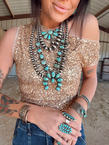 The Gold Buckle Top