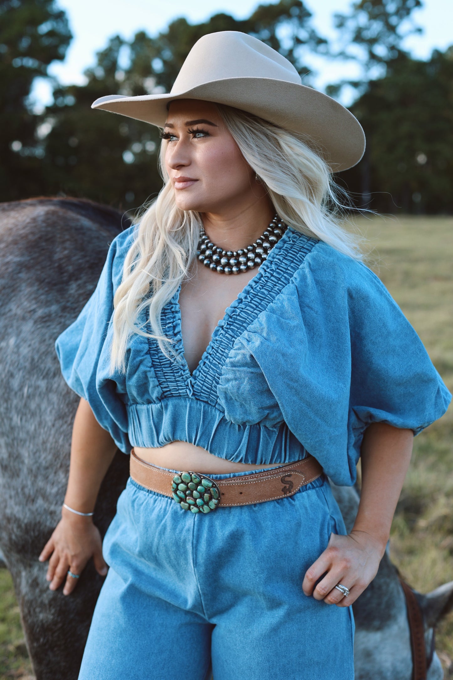 The Denim Top