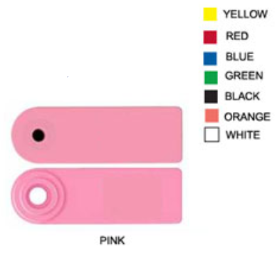 Allflex - Sheep Fem/sheep Male - WHITE - #76-100 - 25 P/BAG