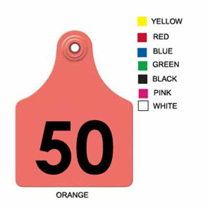 ALLFLEX: LARGE - FEM/SM - ORANGE - 76-100
