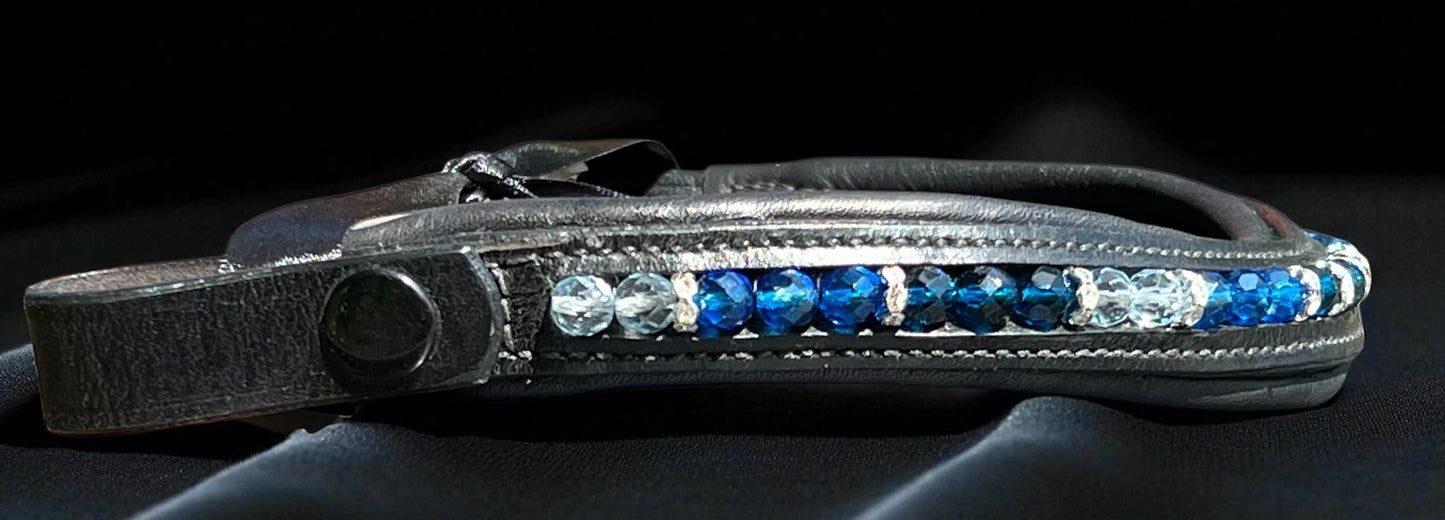 Azure Dreams Browband - Quick Snap Loops (15")