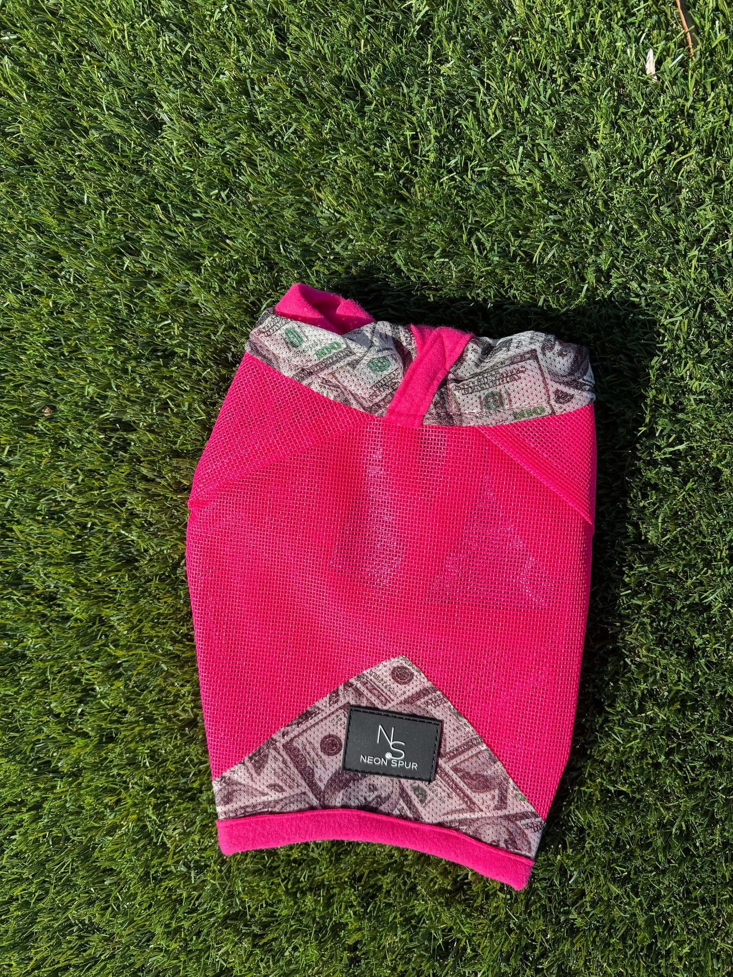 Entry Fees Fly Mask -Neon Pink