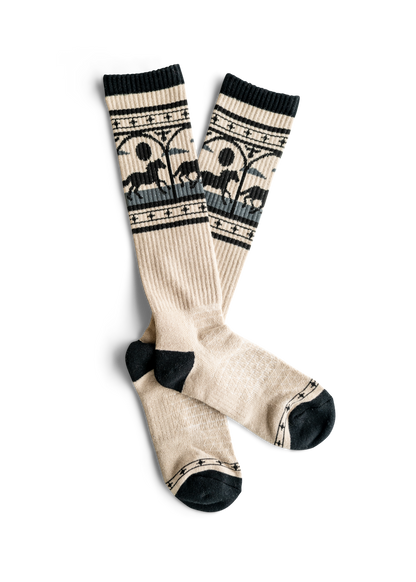 Bad Cowgirl Co. Midnight Stampede Performance Boot Socks