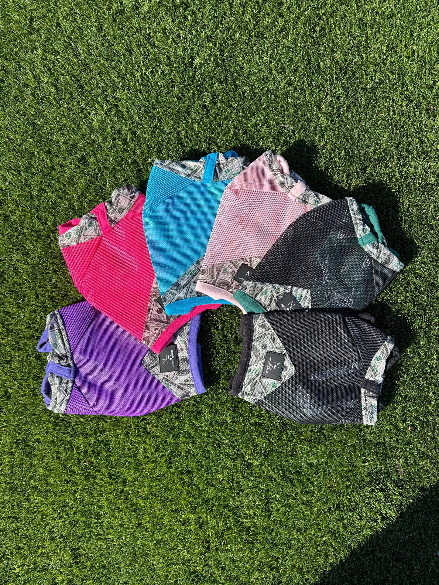 Entry Fees Fly Mask -Neon Pink