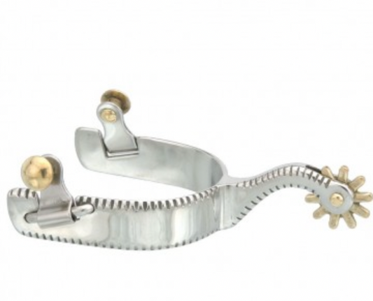 Kelly Silver Star Etched Show Spurs