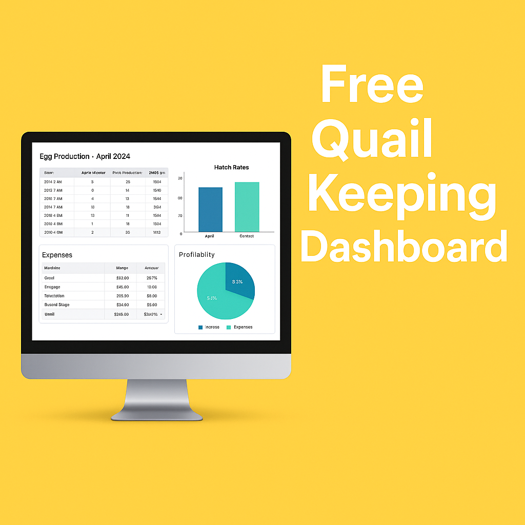 Quail & Chicken Keeping log and profit tracker