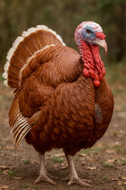 Bourbon Red Heritage Turkey Poults.