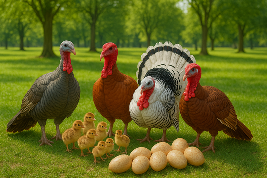Heritage Turkey Hatching Eggs – Assorted Hatchery Choice
