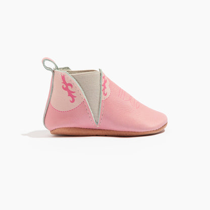 Bubblegum Cowboy Chelsea Boot Baby Shoe