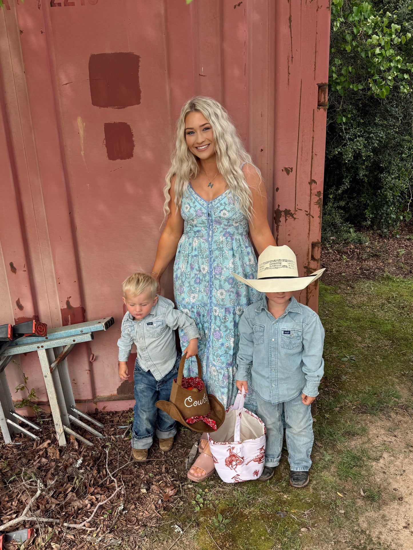 The Blue Iris Maxi Dress
