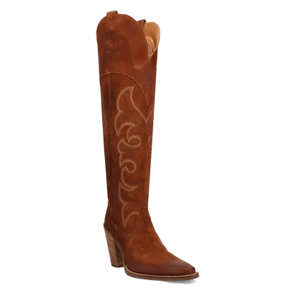 Dingo Primadonna - Women's Suede Leather Cowgirl Boots