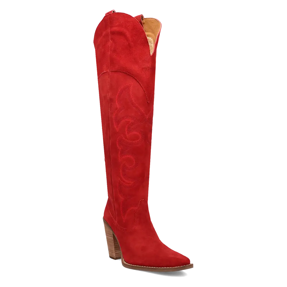 Dingo Primadonna - Women's Suede Leather Cowgirl Boots