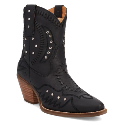 Dingo Precious - Women's Leather Ankle Cowgirl Boots