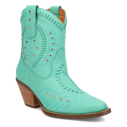 Dingo Precious - Women's Leather Ankle Cowgirl Boots