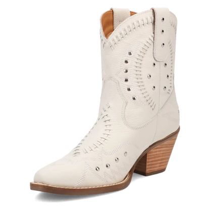 Dingo Precious - Women's Leather Ankle Cowgirl Boots