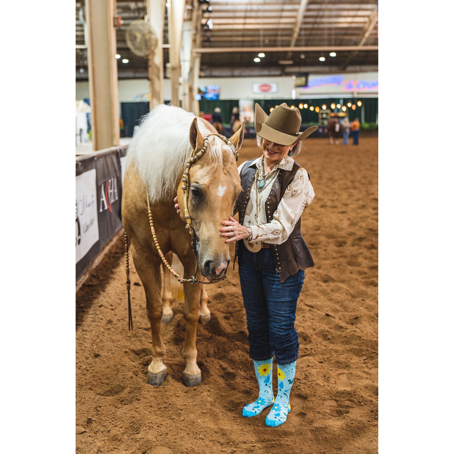Cowgirl Buckaroo Performance Boot Socks