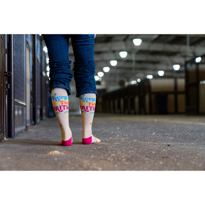 Keep The Faith Performance Boot Socks