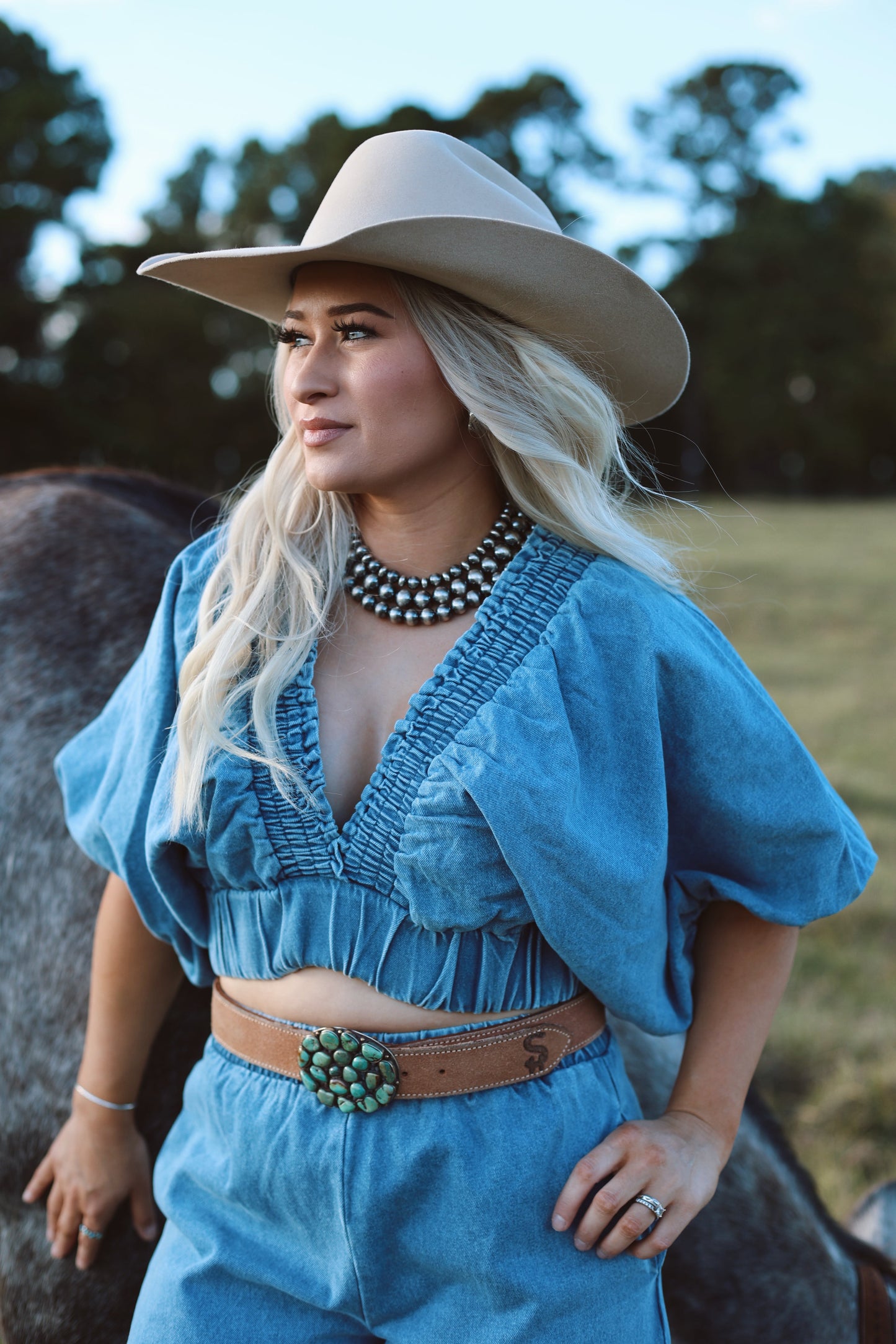 The Denim Top