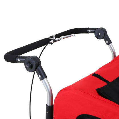 Pet Dog Bicycle Trailer Jogger with Suspension