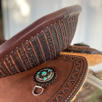 Geo-Aztec Alamo Air Barrel Saddle
