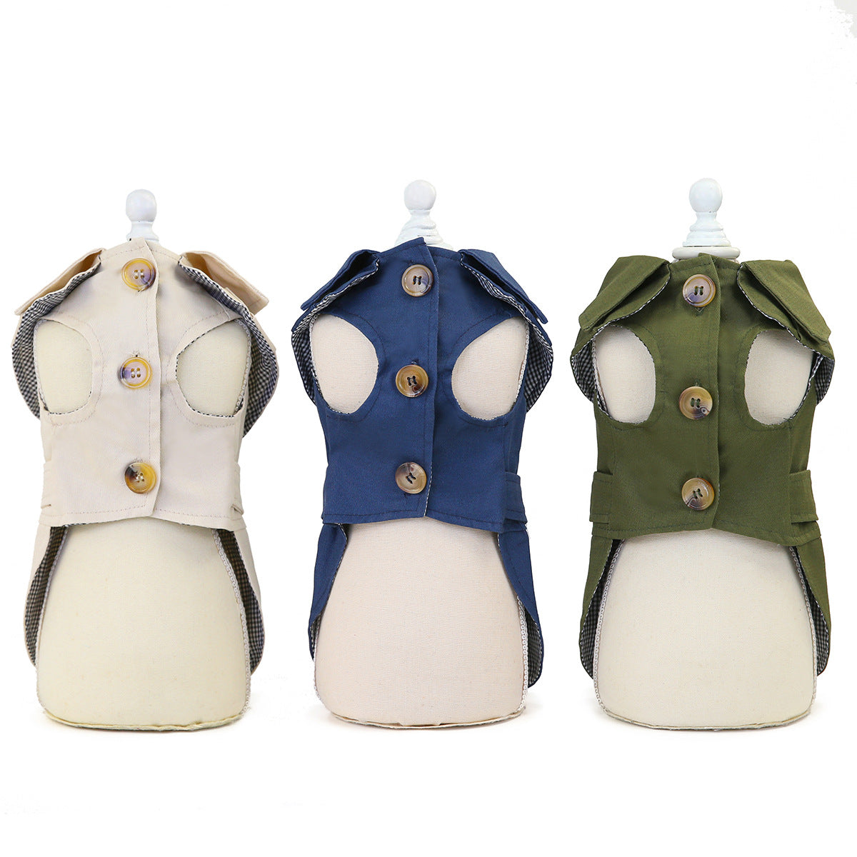 British Style Pet Jacket Coat