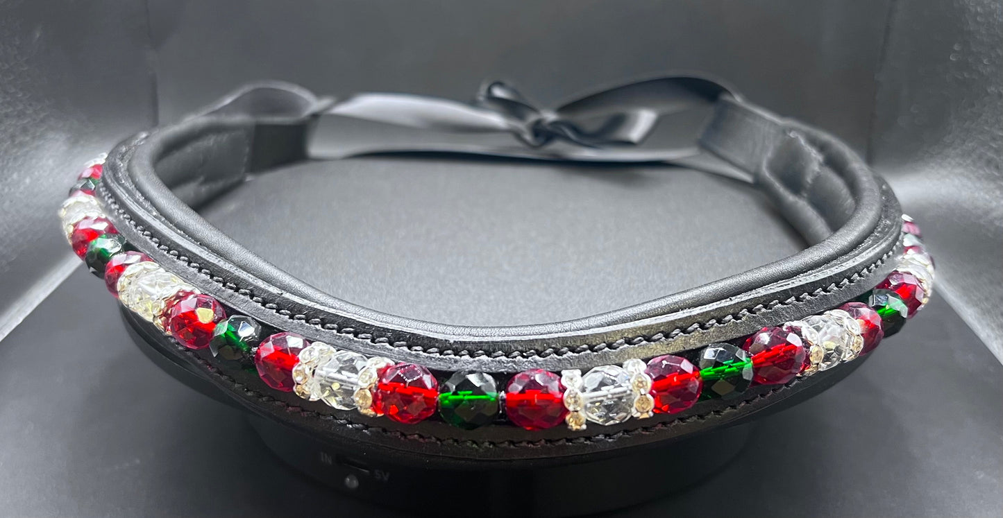 Holiday Cheer Browband - Quick Snap Loops (19")
