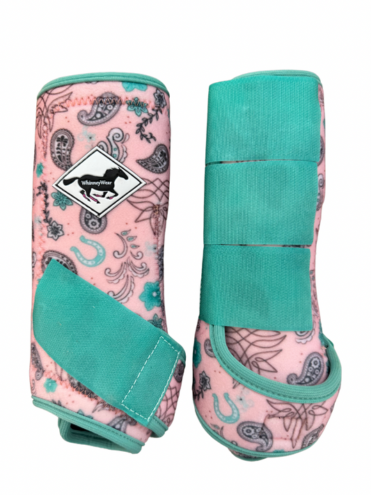Punchy Paisley Protective Sport Boots