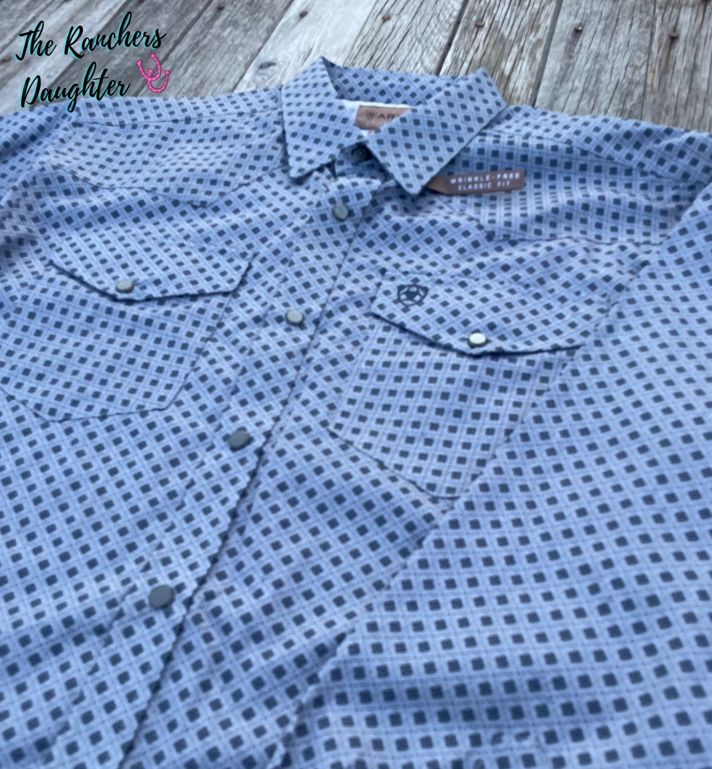 Ariat Men's Wrinkle Free Edward Classic Fit Shirt