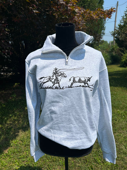 Calf Roping Quarter Zip
