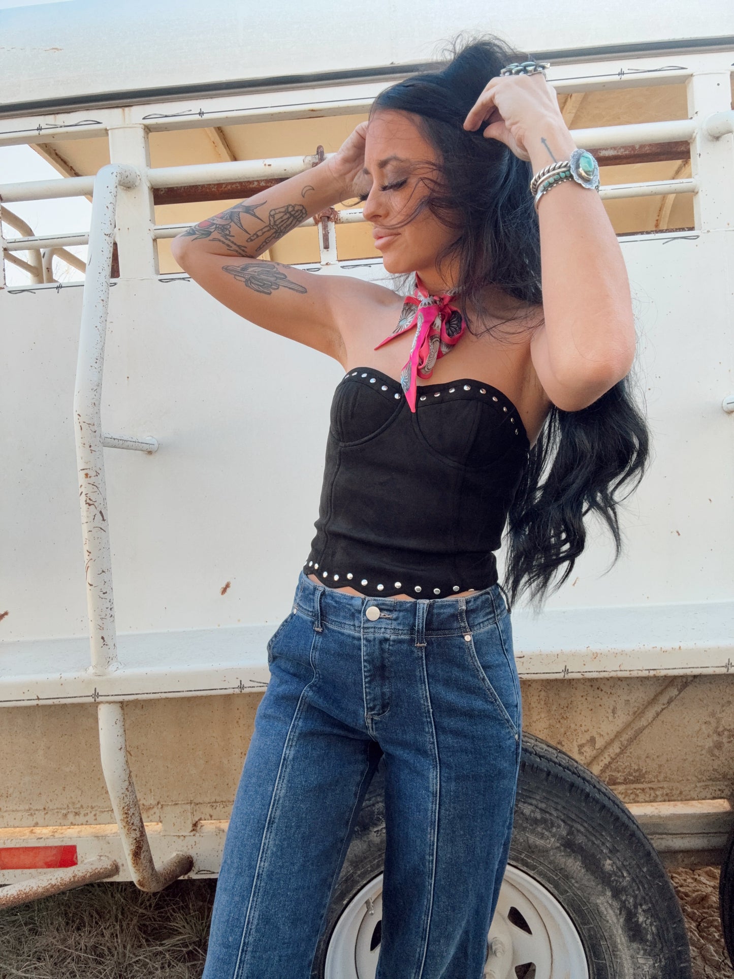 The Suede Top